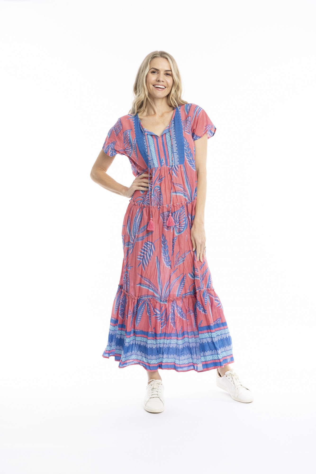 Zola V Neck Maxi Dress