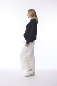 Cord Solid Trouser Flared