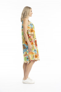 Estelle Crew Neck Sleeveless Dress