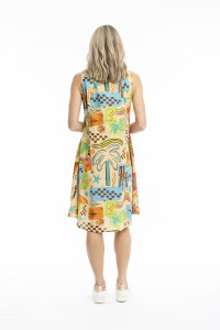 Estelle Crew Neck Sleeveless Dress