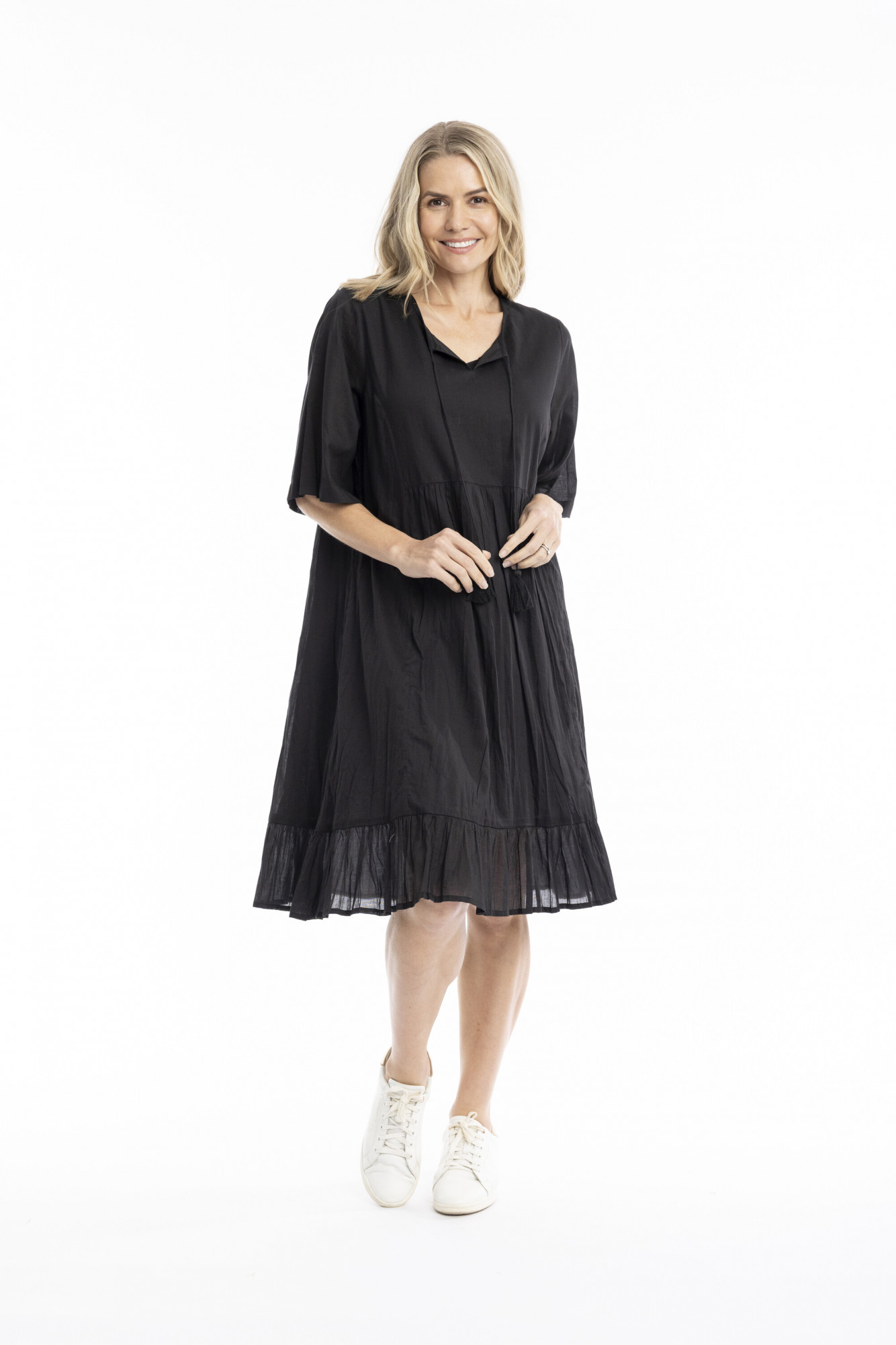 Amber Dress Solid With Lining