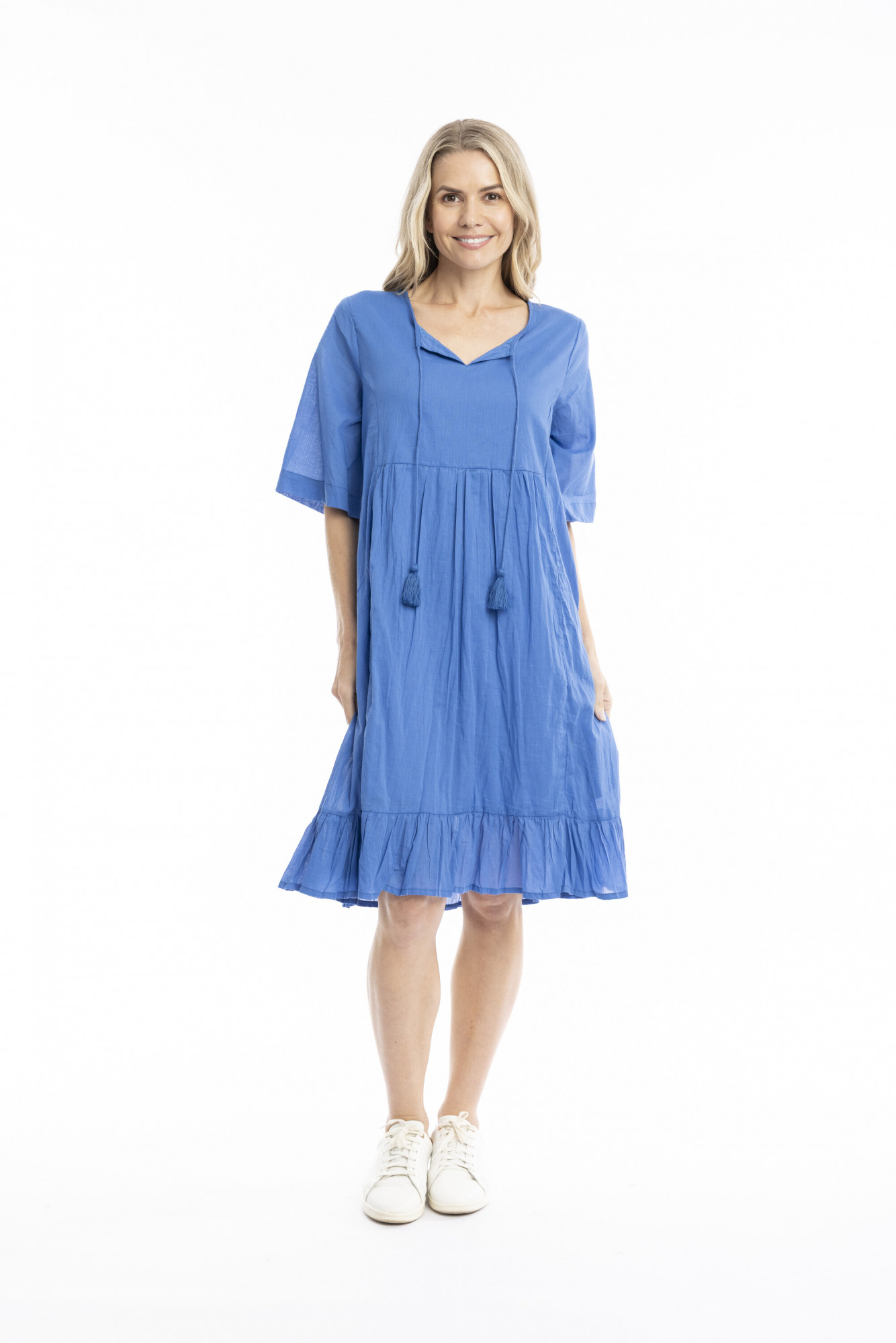 Amber Dress Solid With Lining