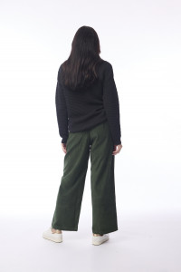 Cord Solid Trouser Flared