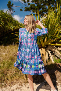 Vivian V Neck Shirt Dress