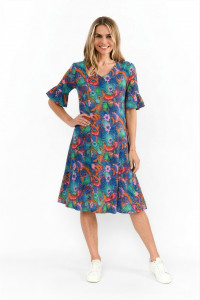 Jessica Dress Sleeved