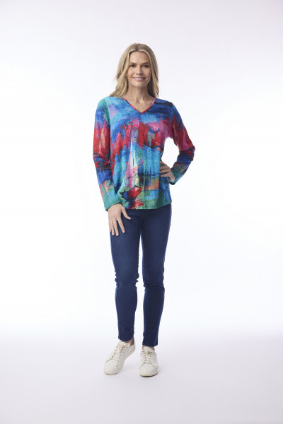 T-Shirt Contemporary V LS