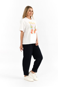 Ruby Crew Neck Printed Tshirt