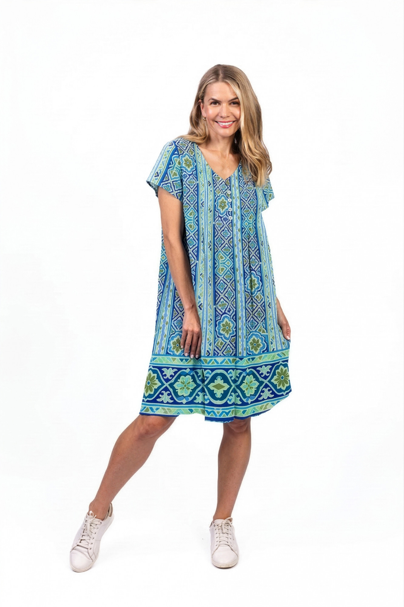 Nicola Dress Cap Sleeve