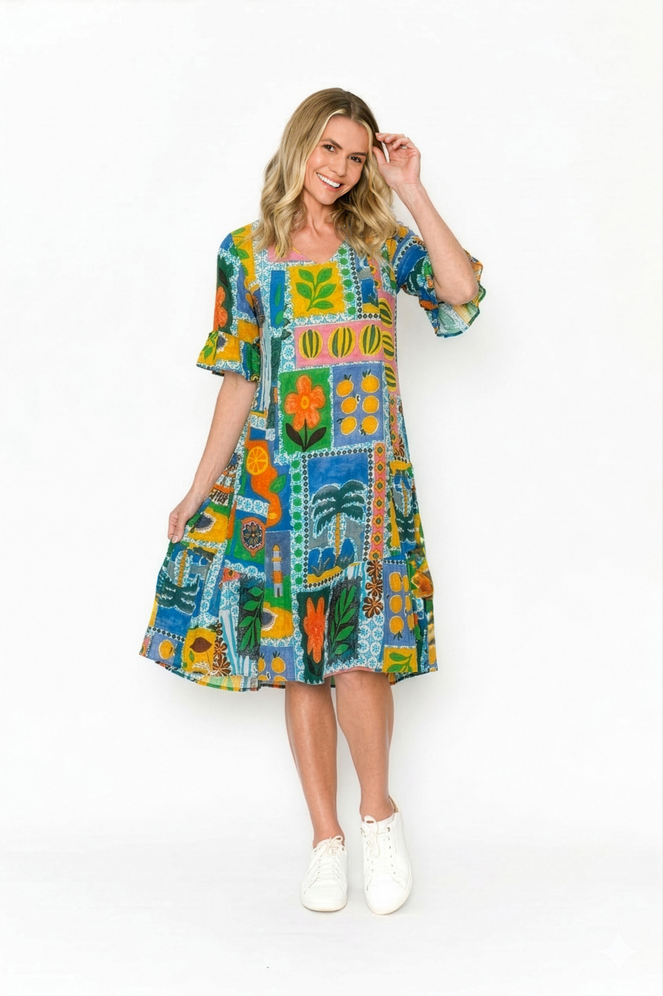 Jessica Dress Sleeved