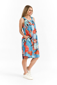 Estelle Crew Neck Sleeveless Dress