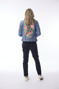 Keqioa Jacket Denim Mix