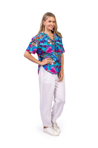 Margot Collared Short Sleeve Top