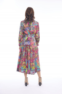 Antigua Dress Shirred Waist