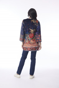 Digital Tunic Flared Cuff