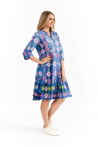 Vivian V Neck Shirt Dress