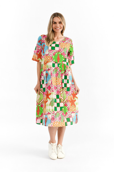 Yvonne Dress Round Neck