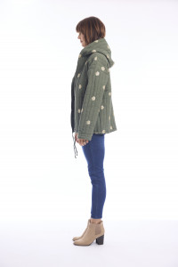 Embellished Hodded Jacket