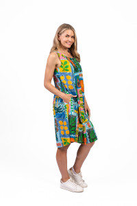 Estelle Crew Neck Sleeveless Dress