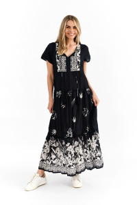 Zola V Neck Maxi Dress