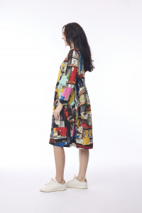 Printed Cotton Dress Bubble