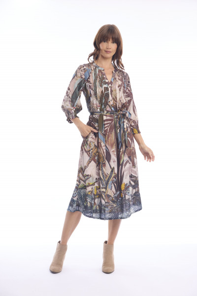 Almasa Dress Pleated w belt