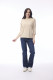 Knit Top Boat Neck 3/4 Slv