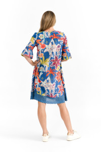 Hannah Tunic Boho Short Sleeve