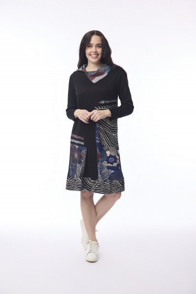 Benin Dress Patch Cowl