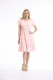 Poplin Dress Short Ruched