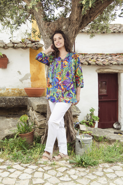 Zapallar Top Pleated