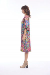 Antigua Dress Bubble Sleeve