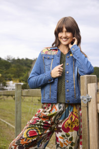 Denim Collared Jacket