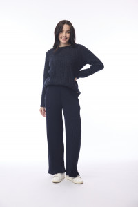 Knit Pants Ribbed