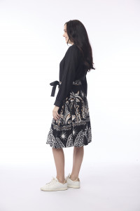 Indus Dress Collar Tie Waist