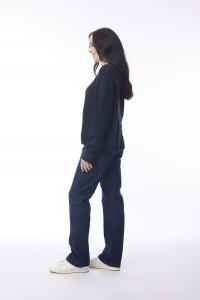 Wool Knit Jumper V-Neck