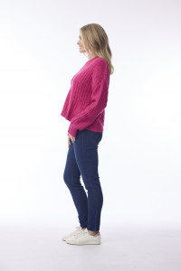 Wool Knit Jumper V-Neck
