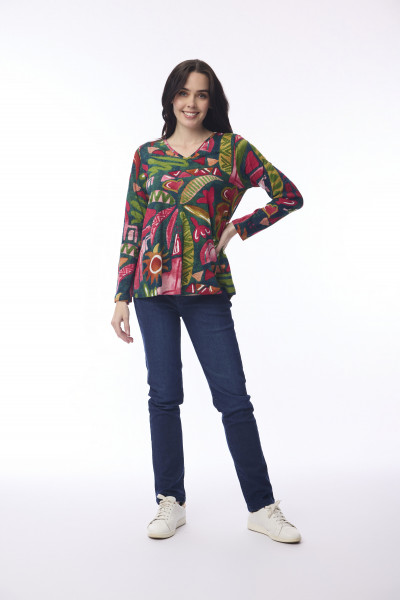 T-Shirt Contemporary V LS