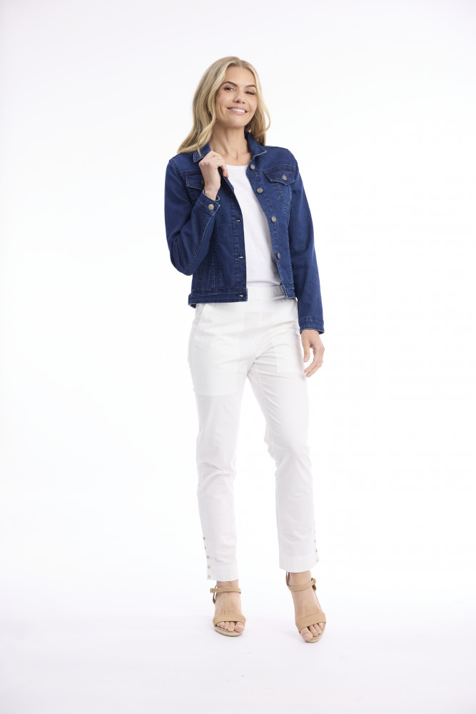 Denim Collared Jacket