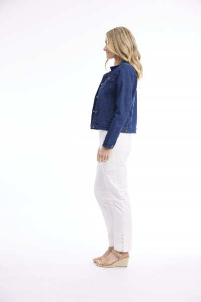 Denim Collared Jacket