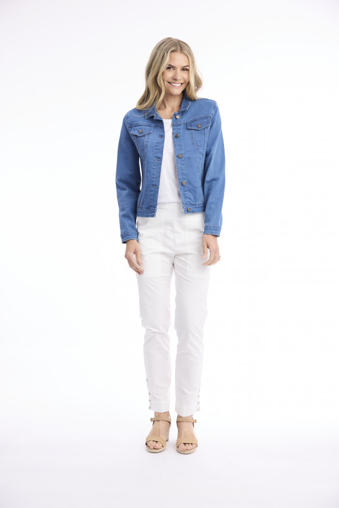 Denim Collared Jacket