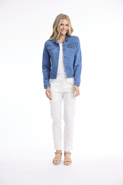 Denim Collared Jacket