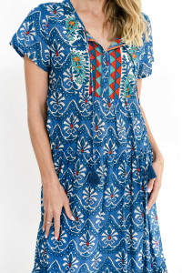 Zola V Neck Maxi Dress