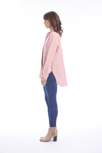 Linen Shirt High Low