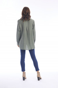 Linen Shirt High Low