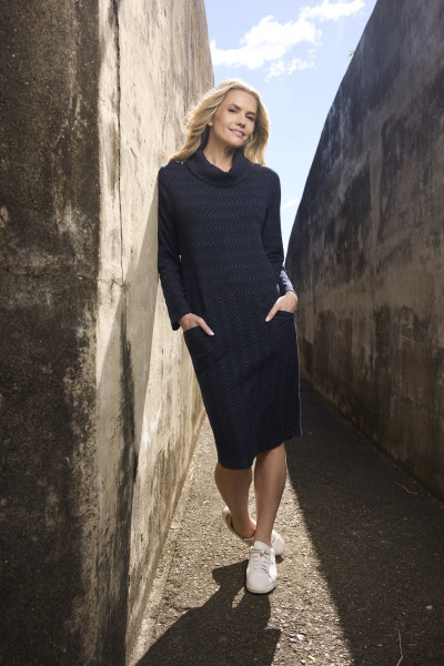 Maluku Dress Cowl Neck