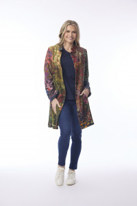 Digital Mid Length Coat