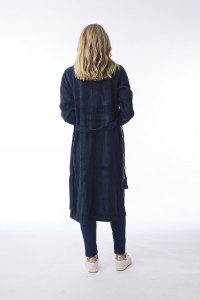 Cord Solid Trench Coat