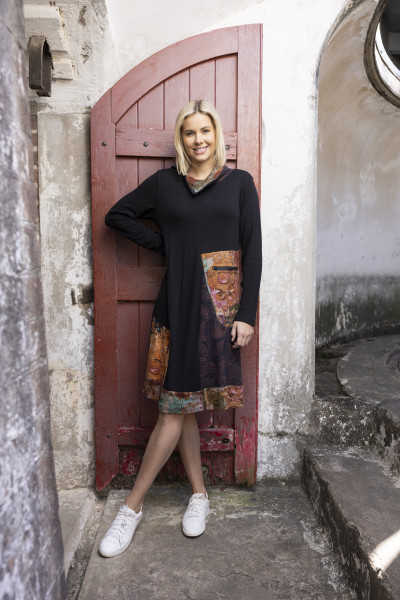 Fields of Gold Dress Cowl Patch