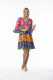 Miraflores Dress Frill Sleeve Layers Mix