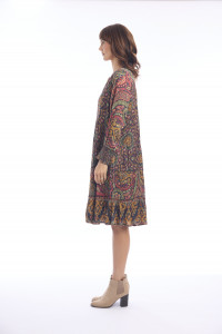 Crete Dress Placket Layered